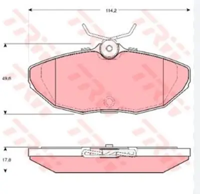 PROWALLE 1398 Fren Balatası Arka S-Type 98> Xj 03> GDB1398