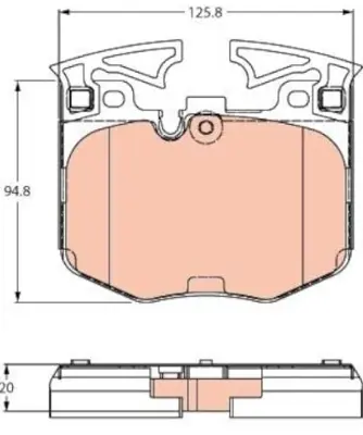 PROWALLE 8094 Disk Balata Bmw Ön G30 G11 G01 G05 Gdb2260 34116872750 