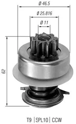 ZEN 0065 Mars Dıslısı Bosch Tıp 9 Dıs Vw 1300 1303 (15065 / 101065) 3059113353 311911335A