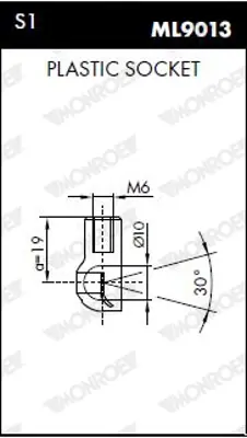 TURKAS S188-00115 Bagaj Amortısoru Volvo S60 00> ( Basınc: 420 Newton  ) 8650233 8662462 51247228172 30716057 30799160 8600233 31278321 8652462 312783210 55396526AB