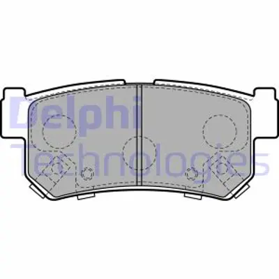 DELPHI LP2127 Arka Fren Balatası Ssangyong Actyon 2.0 2.3 2.7 2005-> Daewoo Musso - Rexton 4841308050 4841308051 48413090A0 48413090A01 48413090A1 4841305100 4841305101 4841305102 583021CA00 583022EA30