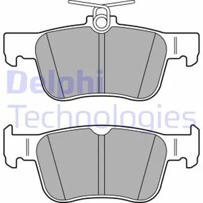 DELPHI LP3391 Arka Fren Balatası Honda Cıvıc 2017-> Galaxy Iıı 1.5.  2.0. 2.0 Tdcı. 2.0 2015> Mondeo V 1.0 . 1.5.  446648160 446602370 446602380 446606230 44660E070 446610010 446633220 446642080 44660E060 44664816079