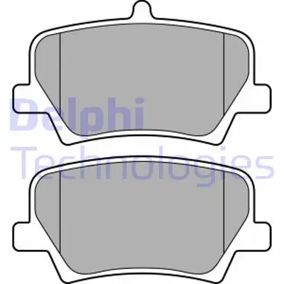 DELPHI LP3434 Arka Fren Balatası Volvo Xc40 17 > 1020100370 1020101080 1020102380 1020103705 102013705