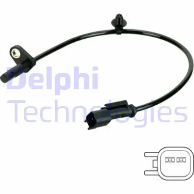 DELPHI SS20805 Arka Abs Sensoru Transıt Custom 12 /> V362 V363 14 /> 1763976 1771171 BK212B372BC BK212B372BD 131666 265008812