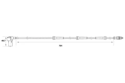 TRITON TRN0128 Abs Sensoru - On - 8200195825 R.Dacıa Logan - Clıo Iıı - Modus 7700411745 7700415682