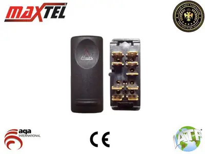 MAXTEL 16204335 Flaşör Anahtarı R19 (88-95) 9 Fişli 7700817335