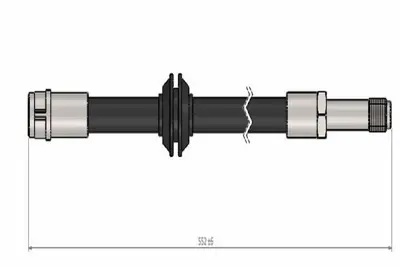 CAVO C900405A Fren Hortumu Vıto Vıano On 03> 6394280335 A6394280335 A6394280835 6394280835 6394281235 A6394281235 6384280335 9064280835 9064283501 8200441654