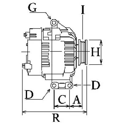 TOFAS 52003531 Alternator(1.4)(025)        Pn 46843091 51709133 51714794 51859037 46542889 52003531 71784028 71793972 71795808 71793973