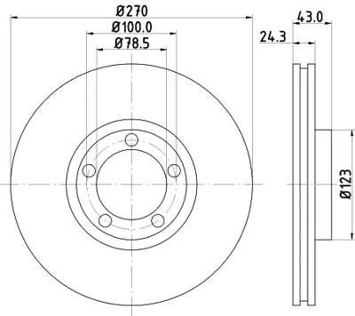 DELCO AD2613 Fren Diski Ön Transıt V184 00>06 Önden Çekişli Havalı 276mm 71843558 DF4216 4041428 138871 1520373 24012401681 5025611ER 5026611 6952853 92VX1125BA