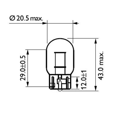 PHILIPS 12065CP Phılıps 12v Tek Flama 93 Gündüz Ampülü 