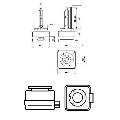 PHILIPS 85415VIS1 D1s 85v 35w 4600k Ampül 85410 