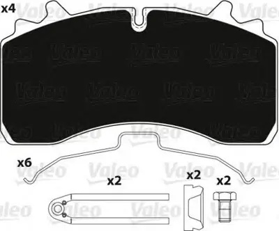 APETECH AP5119 Fren Balatası Ön Arka Saf Perrat Brakes Wabco Pa 