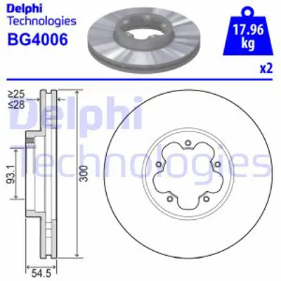 DELPHI BG4006 On Fren Dısk Ayna Transıt V347 2,2tdcı / 2,4tdcı / 3,2tdcı 06 /> A,Ceker Olcu: (300 * 28) 8C1V1125AA 6C111125AB 6C111125AA 2256302 1546747 1503287 1371393 ME6C1J1125AB 6C111124AB 6C111125A1B