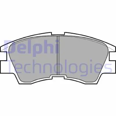 DELPHI LP633 On Fren Balatası L300 1990 2008 L200 1986 1997 MZ690003 MZ690017 MZ690037 MZ690334 V9118M004 X3511005 MR389526 MZ690002 AY040MT005 P183MD