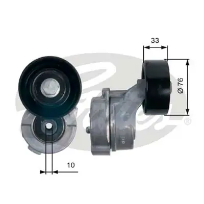 GATES T39134 Alternator Gergı Rulmanı Hyundaı H1 Kıa Sorento 2.5 Crdı (02 ) 252814A010 252814A000 252814A600 252864A030 252864A010 252864A000 S252864A000 12618111