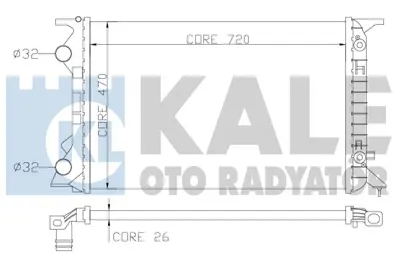 KALE 353400 Motor Radyatoru Otomatık (Yag Sogutma Ozellıklı) Audı A4 A5 Q5 08>> 8K0121251K 8K0121251T 8K0121251AJ 8K0121251AH 8K0121251AK 8K0121251AD 8K0121125AG 8K0121251AC 8K0121251AG 8K0121251L