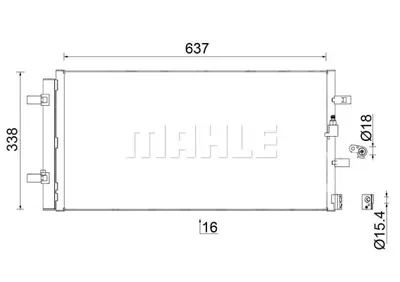 BEHR MAHLE AC 961 000S Klima Radyatoru A4 16> A5 17>a6 A7 19> 1.4tfsı 2.0 3.0tdı Cvna Crtc Deta 