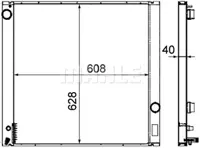 BEHR MAHLE CR 530 000P Radyatör Komple Range Rover 05-12 4.4 V-8 Benzın PCC000850 8MK376718321 8MK376729521 64314