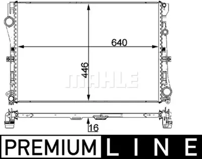 BEHR MAHLE CR 2100 000P Motor Su Radyatoru W205 14> S205 14> C205 15> A205 16> W213 16> C238 16> A238 17> 995002203