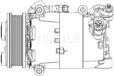 BEHR MAHLE ACP 1364 000P Klima Kompresoru 224dt Premıum Lıne Range Rover Evoque (L538) 2.2 D 11>19 