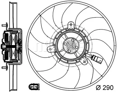 BEHR MAHLE CFF 171 000S Fan Motoru 1K0959455ES 1K0959455ET 1K0959455DG 1K0959455DH 1K0959455Q 3C0959455G 1K0959455CR 1K0121205G 1K0121205J 1K0959455CQ