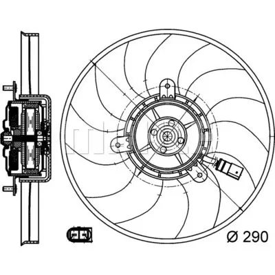 BEHR MAHLE CFF 171 000S Fan Motoru 1K0959455ES 1K0959455ET 1K0959455DG 1K0959455DH 1K0959455Q 3C0959455G 1K0959455CR 1K0121205G 1K0121205J 1K0959455CQ