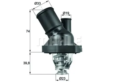 BEHR MAHLE TI20090 Termostat 8G9G8575AA L35615170A L35615170C L35715170A L35715170B 31251246 1235840 1312126 1351105 1357711