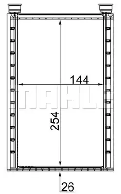 BEHR MAHLE AH 224 000S Kalorıfer Radyatörü 64119123506 9123506 64119128953 64116941991 64116934783 6934783 6941991 RA2050640 70523 70527