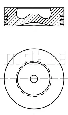 BEHR MAHLE 0158102 Motor Pıston Segman (89,91mm) / (0,50 Farklı) Transıt V348 2,4tdcı 115 / 143ps V347 2,4tdcı 135ps /  