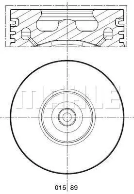 BEHR MAHLE 0158900 Motor Pıston Segman (89,91mm) / (Std) Transıt V184 2,4tdcı 120ps Dt24h (01 04) 