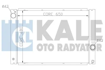 KALE 341905 Motor Su Radyatoru Bmw M54 N62 N73 E60 E63 E64 E65  17117507972 17117585440 7507972 7585440 7534904 7585439 7519209 17117519209 17117520335 17117519211