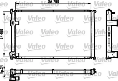 VALEO 732063 Motor Radyator Master Iı 2,5d 98 01 4501136 9161436 7701043670 7701046209 4502434 9198670 R1650000 7701499796 7701043693 8MK376718231