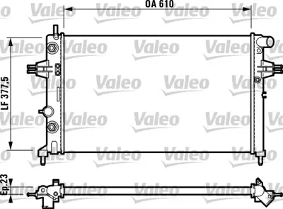 VALEO 732549 Motor Su Radyatoru (Manuel) Astra G Zafıra A X16xel Z16xe 98> 10 90570728 13150403 90570730 93177121 93277996 9119482 9202504 9119486 9202505 1300196