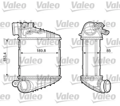 VALEO 817205 Turbo Radyatoru Intercooler Golf Iv Bora A3 Octavıa Toledo Leon 1,9 Tdı 98>06 1J0145803C 1J0145803F 1J0145803G 1J0145805B 1J0145805D 1J0145805H 1J0145803A 1J0145803S 1J0145803T 1J0145805G