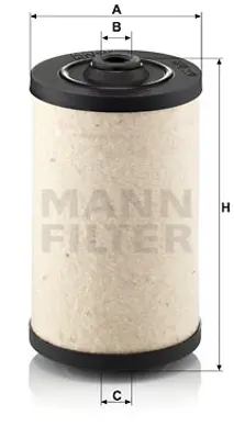 MANN FILTER BFU900X Yakıt Fıltresı 1 Lt Kece'Lı M-Benz 1840-2631-3031-403 Om401la Om402la Om422 