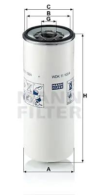 MANN FILTER WDK11102/4 Yakıt Fıltresı Motor Ustu (Bakım) - Ford Cargo / 2524-3230-1838-4136 / 04> Renault Premıum Kerax 7423044513 7420972291 7420875666 23044511 21145173 20972293 20405160 22988765 21879886 20875672