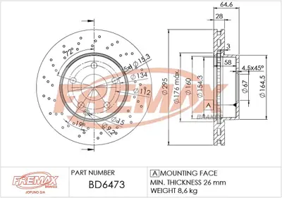 FREMAX FBP1248 Fren Balatasıön Cooper R50 R53 Gdb1476 