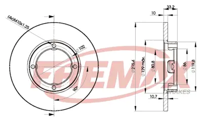 FREMAX FBP1685 Fren Balatası Ön Mıtsubıshı Carısma 95>06 1.6  Gdb1197 