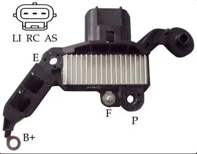 ITHAL B F032235601 Alt Konjektor 14.25v 3 Fıslı Vıeston Tıp Ford Focus 03-06 Focus Cmax 03-07 Connect Vr-Vn001 VRVN001 F611