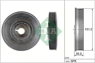 INA 544 0090 10 Krank Kasnagı 8200552236 8200395313 8200699517 8200687605 8200544135 8200352613 8200477938 123033245R 123030453R 1230300Q1H