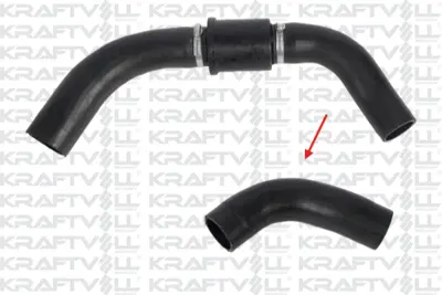 KRAFTVOLL 10031051 Intercooler Hortumu Kucuk Plastık Parca Harıc Transıt V347 2,4tdcı 