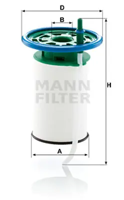 MANN FILTER PU 7015 Yakıt Fıltresı 818025 1614111980 1616322380 1616322380SK1 6001073443 673001463 K68263287AA 68263287AA 77366607 77367433