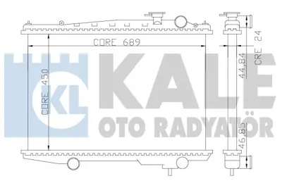 KALE 362700 Motor Su Radyatoru Nıssan Pıckup D22 Manuel (450x688x22) 214102S710 214603S800 B14603S800 214102S810 67357 67356 19M53 1213080 214103S110 214002S810