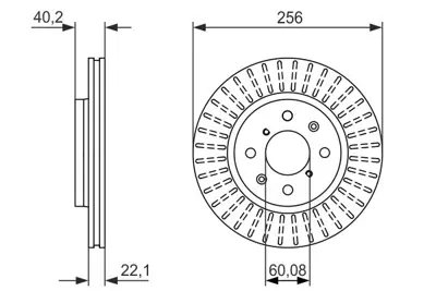 BOSCH 0986479788 Fren Dısk Suzukı Swıft 5531168l00 DF6232