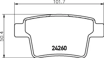 BESER 3970 On Fren Balatası P308 P3008 1.4 16v / 1.6 16v / 1.6hdı 09 / 07> 1613259380 425426 1609253080 425393 1617270080 1635058180 BG912K021AA ME4S7J2M008AB ME6C1J2K021AA ME6C1J2K021AB