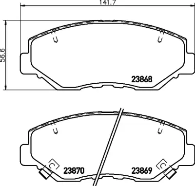 BESER 4356/1 Fren Balatası On Crafter 2,0 16> Dasa-B-C \ Daua-B-C \ Dava \ Dawa Man Tge 2,0tdı 16> 2N0698151A 45022S9AA00 6450S9AE51 6450S9AE50 STC9189 STC9188 STC9148 STC9147 STC8574 STC8570