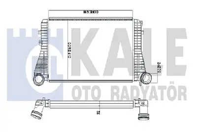 KALE 342100 Turbo Radyatoru Caddy Golf V Jetta A3 Leon Octavıa 1,8 Tfsı 1,9 Tdı 2,0 Tdı 2,0 Tfsı (Intercooler) 1K0145803 1K0145803A 1K0145803B 1K0145803E 1K0145803L 1K0145803S 1K0145803T 1K0145805G 3C0145805G 3C0145805P