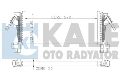 KALE 344700 Turbo Radyatoru Astra J A,T A16let A16xer A14nel A14net 1302148 13311080 7073007 8ML376988354 96555 130214813311080 1302005 90009103 90144666