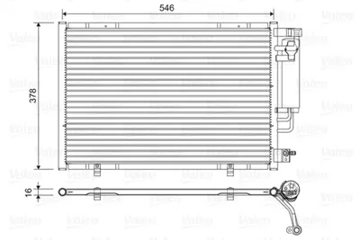 BSG 30-525-031 Klıma Radyatörü 2113906 H1BH19710AB 1787028 8V5119710BB 8V5119710BC 8V5119710BD AP3J19710BBAA 1526277 1521951 1513108