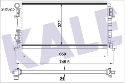 KALE 355555 Motor Su Radyatoru Golf Vıı Octavıa Yetı A3 Leon 1,2tsı 1,6tdı 12> 5Q0121251EB 5Q0121251EC 1103172 8MK376901404 RA0300580 65317